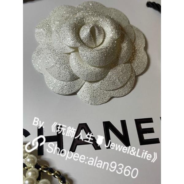 CHANEL 香奈兒 2020 超美 限量 聖誕節 銀白 亮粉 山茶花 配件 包裝-細節圖7