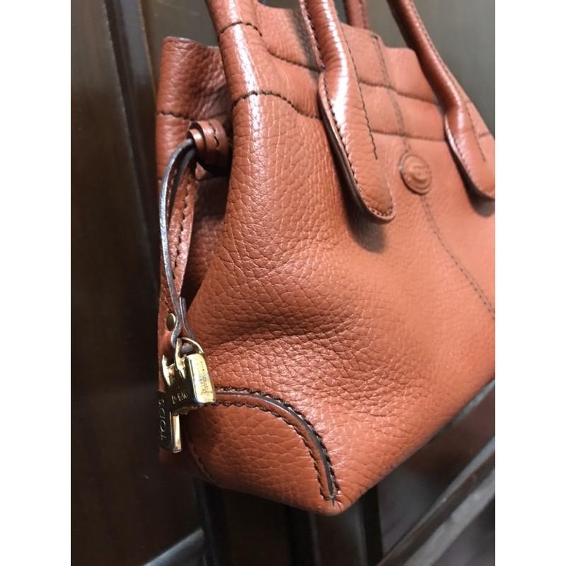 Tods 二手 咖啡紅 手提肩背包-細節圖4