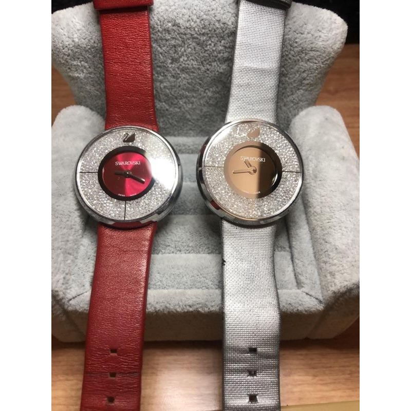 Swarovski 施華洛世奇 天鵝 滿鑽 二手 手錶-細節圖2