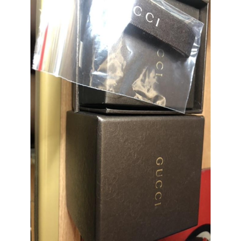 GUCCI 二手 18白K金 真鑽 項鍊-細節圖4