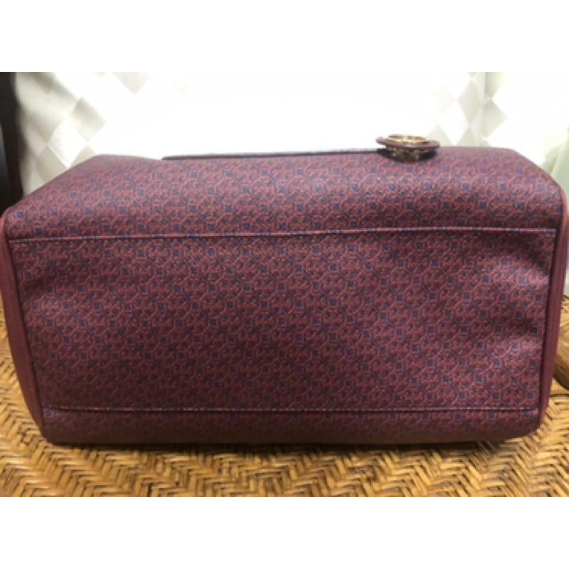 Tory Burch 二手 葡萄紫 手提包包-細節圖5