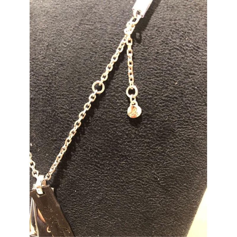 Agnes b 小b二手軍牌純銀項鍊-細節圖3