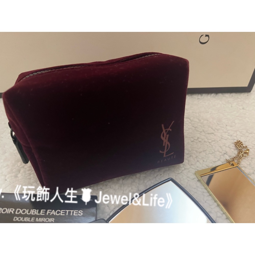 彩妝專櫃 滿額贈品 化妝包 化妝鏡 隨身鏡 置物包-細節圖3