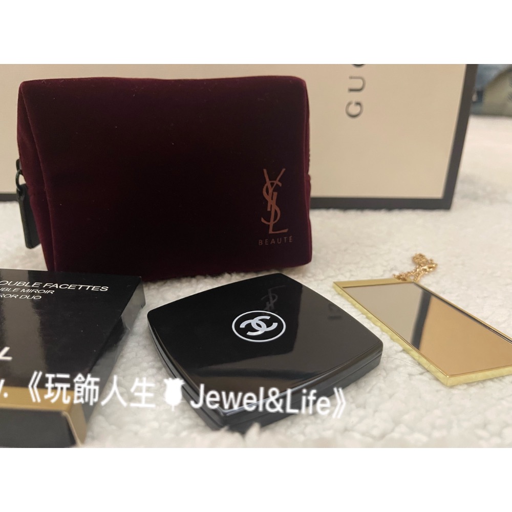 彩妝專櫃 滿額贈品 化妝包 化妝鏡 隨身鏡 置物包-細節圖4