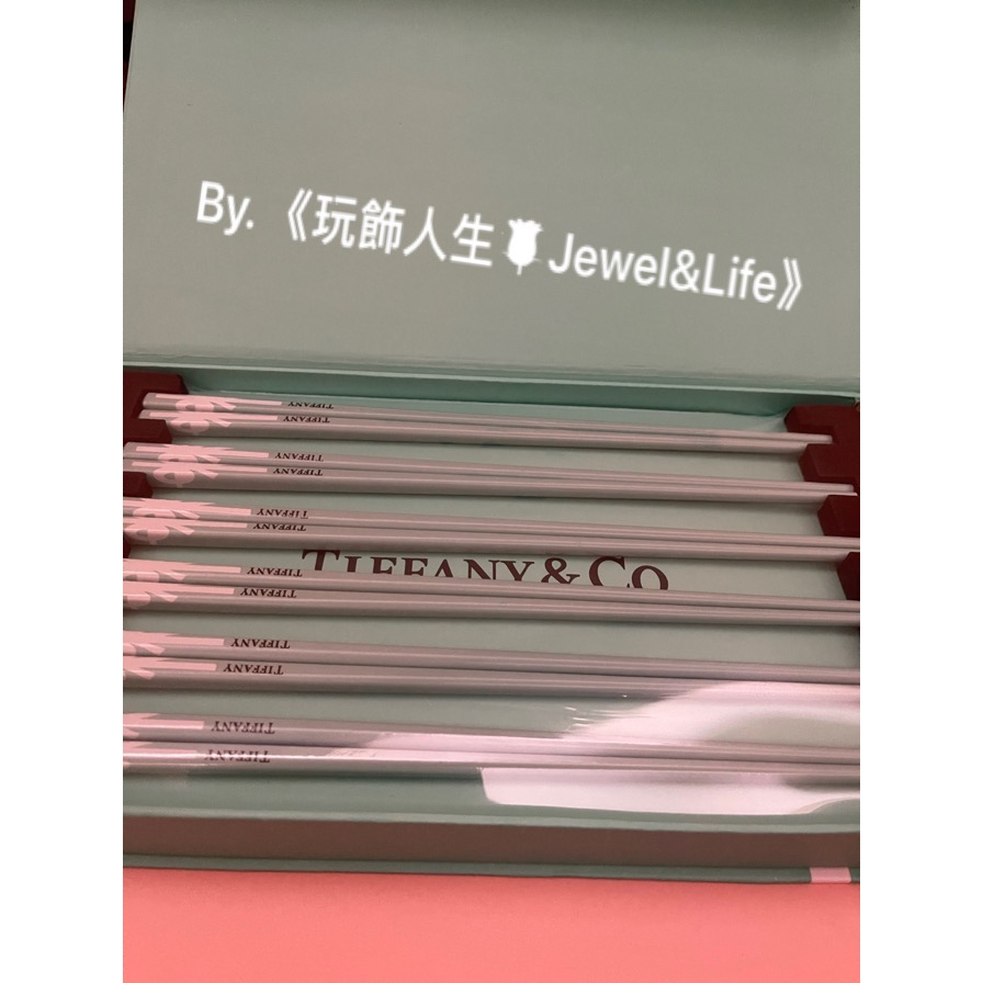 品牌VIP經典贈品系列💯 TIFFANY&CO超美 筷子🥢蝴蝶結 禮盒-細節圖3