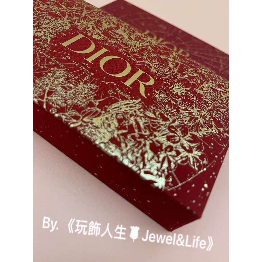 品牌VIP經典贈品MAKE UP系列💯 超美 Dior 燙金 紅包袋❤️D硬盒 布面 化妝鏡 口紅盒 置物盒 珠寶盒 擺設-細節圖6