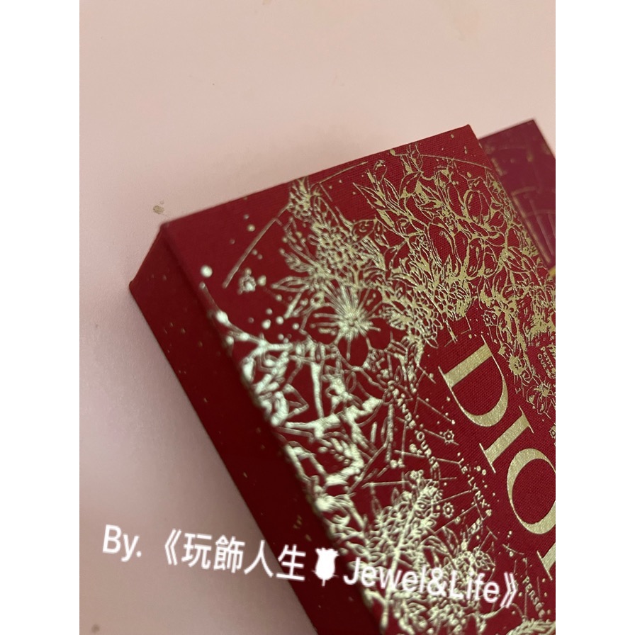 品牌VIP經典贈品MAKE UP系列💯 超美 Dior 燙金 紅包袋❤️D硬盒 布面 化妝鏡 口紅盒 置物盒 珠寶盒 擺設-細節圖7