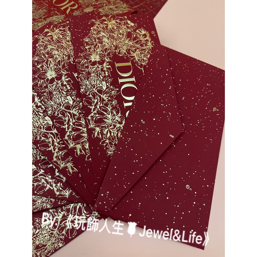 品牌VIP經典贈品MAKE UP系列💯 超美 Dior 燙金 紅包袋❤️D硬盒 布面 化妝鏡 口紅盒 置物盒 珠寶盒 擺設-細節圖9