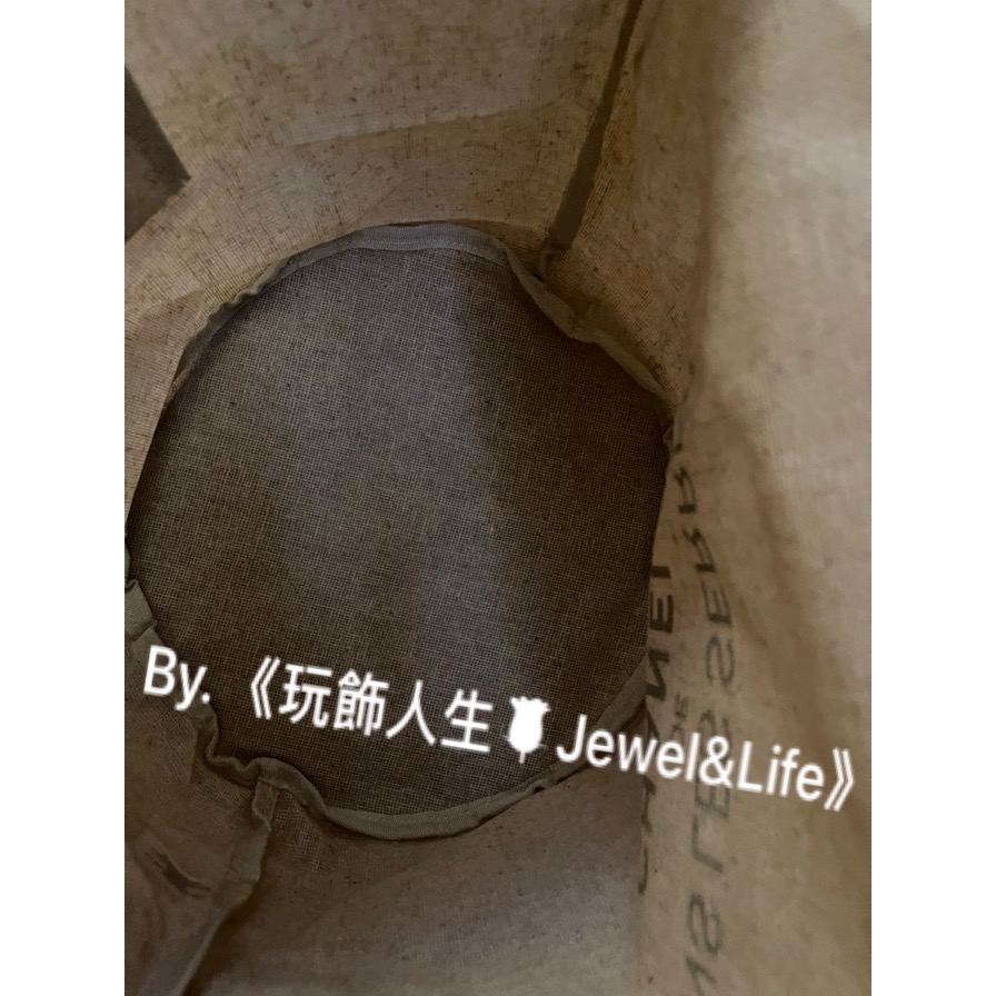 品牌VIP經典贈品MAKE UP系列💯 超美 雙C Chanel 麻布材質 字母LOGO 圓底 大手提包（送吊飾❤️）-細節圖5