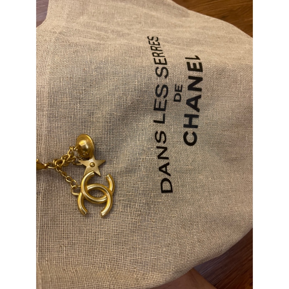 品牌VIP經典贈品MAKE UP系列💯 超美 雙C Chanel 麻布材質 字母LOGO 圓底 大手提包（送吊飾❤️）-細節圖7