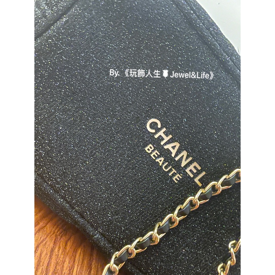 品牌VIP經典BEAUTE系列💯超美輕便 雙C 字母LOGO 閃耀星空系列化妝包改造 相機包 斜背包 小方包 肩背包-細節圖5