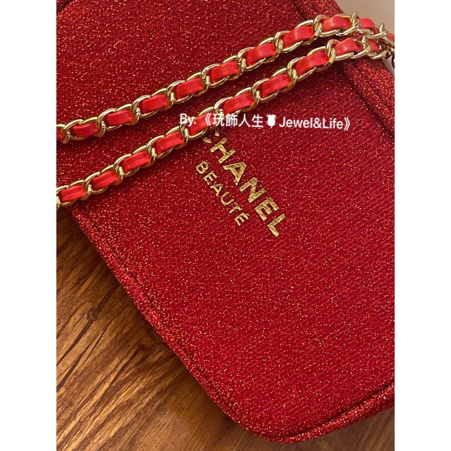 品牌VIP經典BEAUTE系列💯超美輕便 雙C 字母LOGO 閃耀星空系列化妝包改造 相機包 斜背包 小方包 肩背包-細節圖7