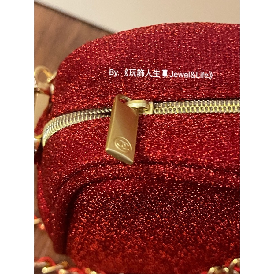 品牌VIP經典BEAUTE系列💯超美輕便 雙C 字母LOGO 閃耀星空系列化妝包改造 相機包 斜背包 小方包 肩背包-細節圖8