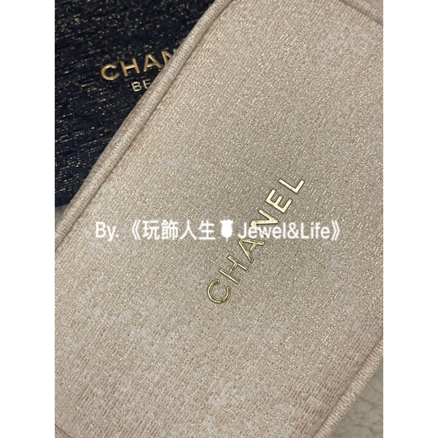 品牌VIP經典贈品MAKE UP系列💯 2023 限量聖誕款 Chanel 香奈兒 化妝包 收納包-細節圖5