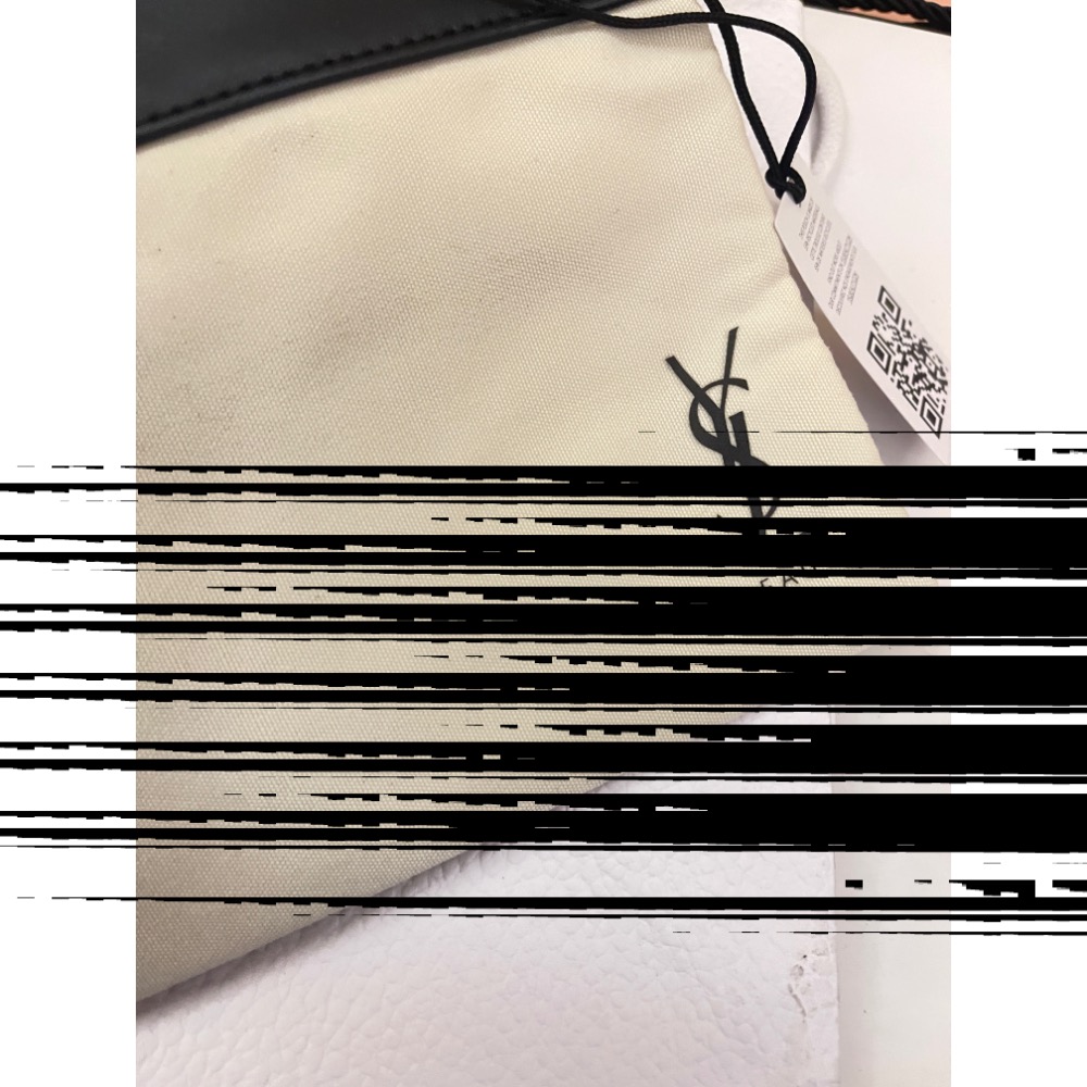 美妝專櫃滿額贈品系列‼️超美 YSL 米黑色 化妝包 手拿包 收納袋-細節圖3
