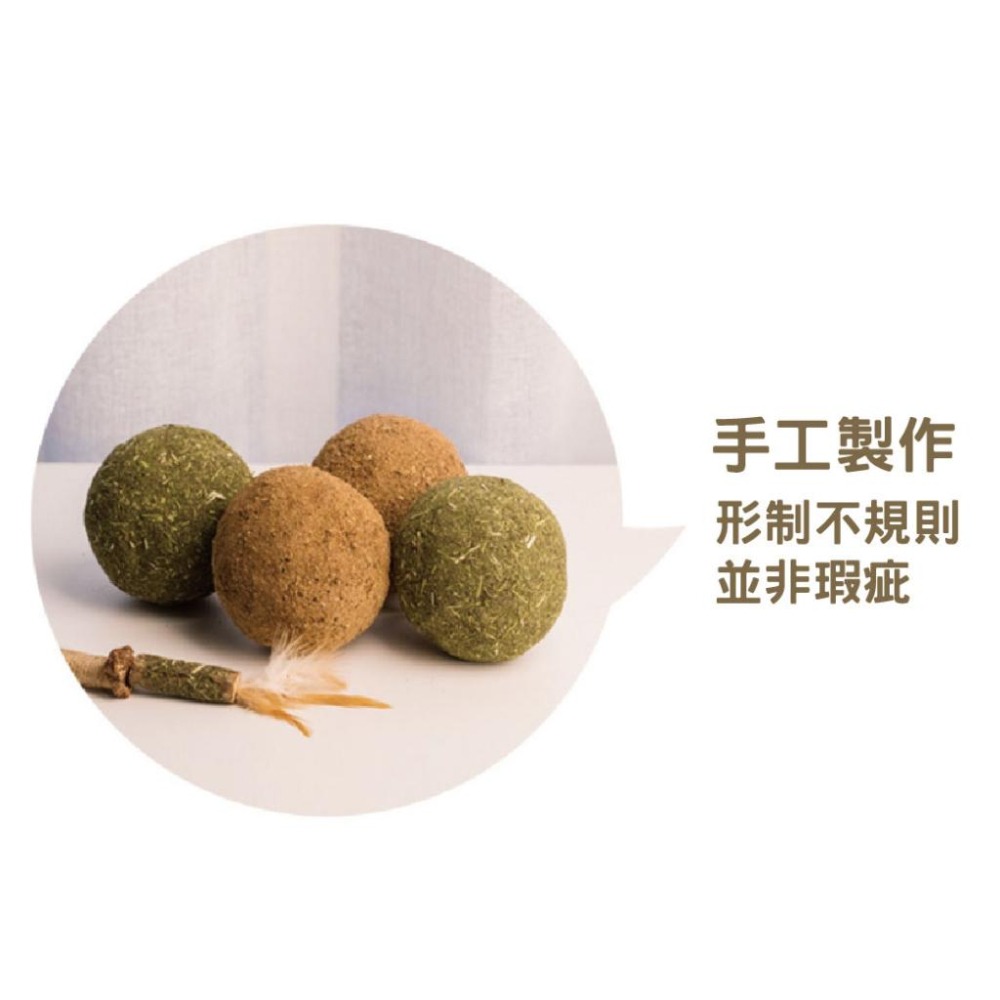 手作10CM 薄荷球 蟲癭果球 貓咪玩具 啃咬玩具 解悶用 實心製作 貓薄荷-細節圖3