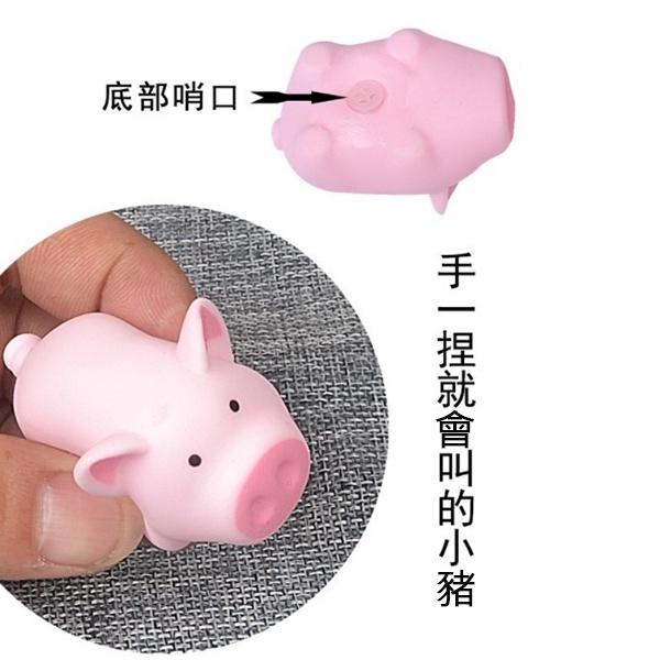用中午吃便當剩下的錢買回家給狗玩 五秒爆掉~ 捏捏叫粉豬 發條玩具 玩具小豬 尖叫豬 發洩玩具 療癒小物 紓壓 捏捏樂-細節圖4