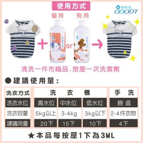 ODOUT臭味滾 寵物環境專用 布類洗潔液 狗用 貓用 環境清潔 抑菌 去味 消臭 寵物清潔 家用清潔-細節圖2