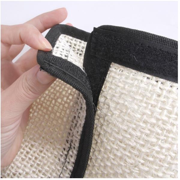 防貓抓劍麻家俱保護墊 劍麻貓抓毯 貓抓墊 沙發保護 創意貓抓板 保護墊 貓磨爪-細節圖2