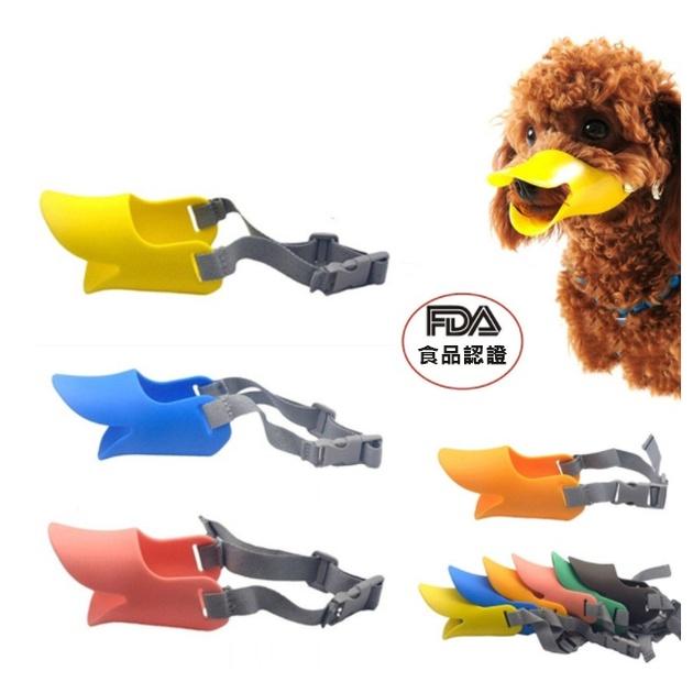 狗狗矽膠防咬口罩鴨嘴套 防咬防叫 防舔食 狗口罩 嘴套 中小型犬-細節圖3