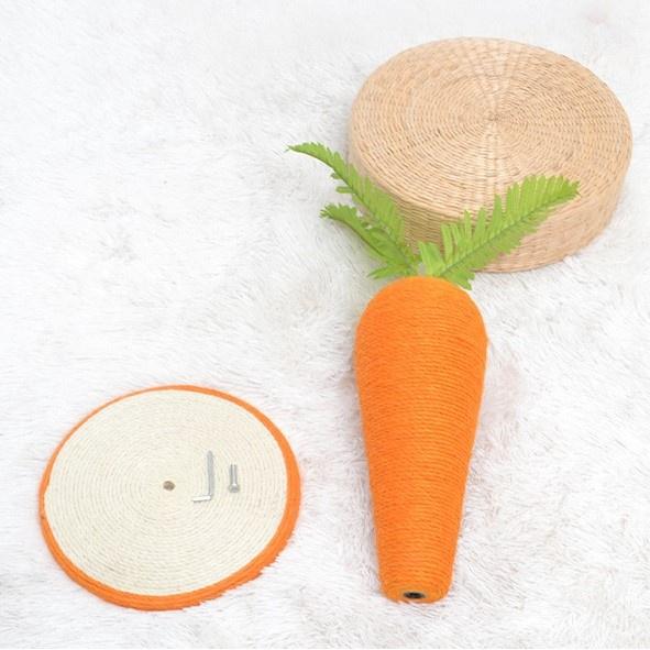 紅蘿蔔貓抓柱 造型貓抓柱 劍麻貓抓板 貓抓墊 貓抓板 貓爬架 磨爪-細節圖3