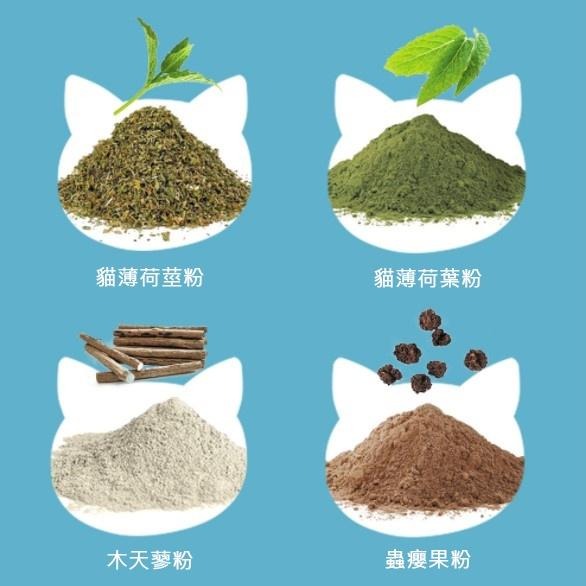 試管裝 貓薄荷葉粉 貓薄荷莖粉 木天蓼粉 蟲癭果粉 貓零食 天然 貓點心 貓化毛 貓草-細節圖2