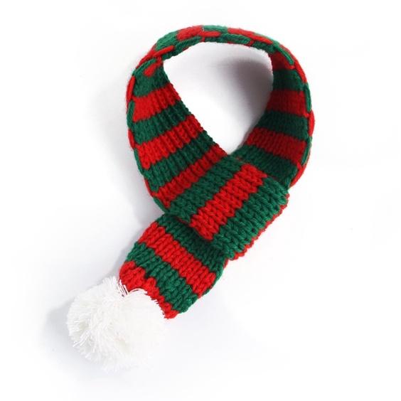 冬天到了沒有一條賣萌的圍巾怎麼行~寵物針織聖誕節圍巾 貓咪衣服 狗狗衣服 聖誕裝扮 聖誕服 寵物衣服-細節圖9