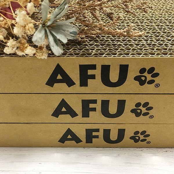 打不過AFU就要加入他啊！~AFU貓抓板 台灣製 貓抓板 瓦楞紙板 磨爪抓板 寵物用品 貓玩具 貓紙箱 耐抓 抓板-細節圖4