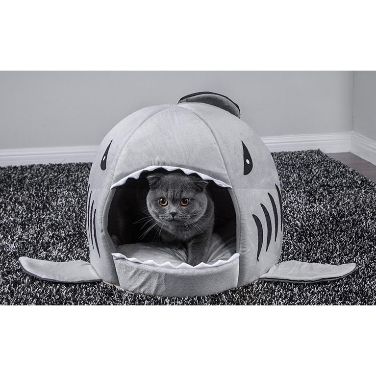 Baby shark, doo, doo, doo, doo, doo~四季通用寵物窩 鯊魚窩 狗窩 貓窩 睡窩-細節圖4