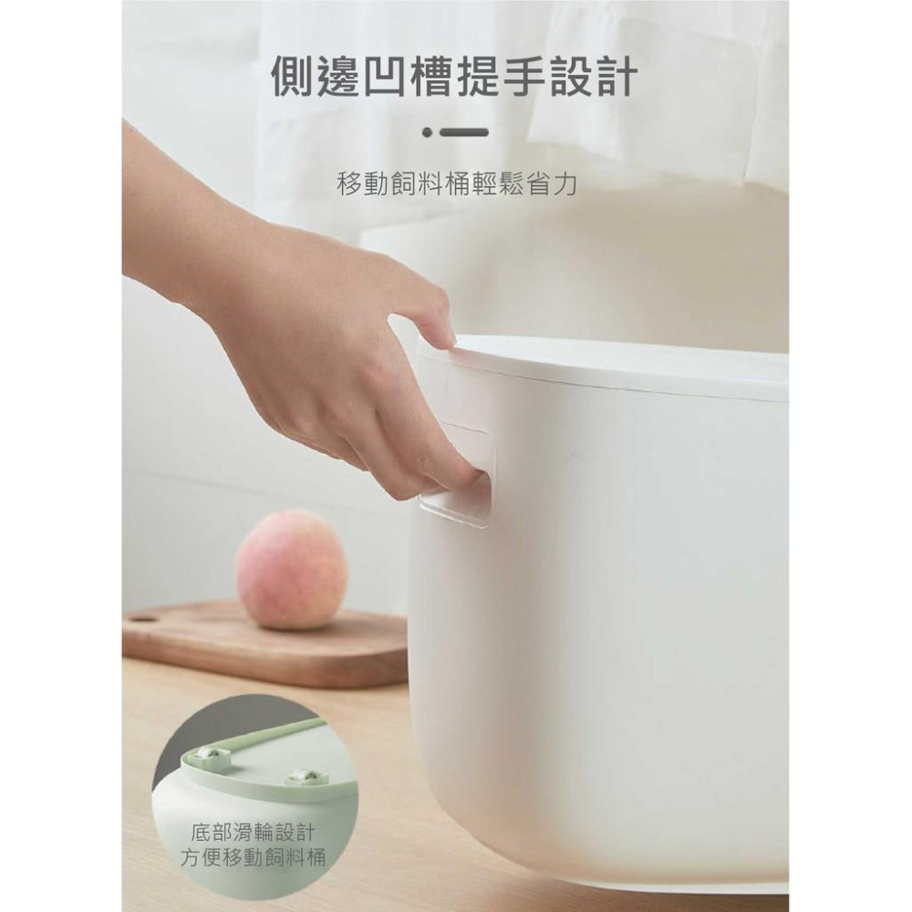 我不懂為什麼大包裝的飼料都不做夾鏈袋~寵物防潮飼料桶 飼料桶 乾糧桶 儲存桶 防潮 密封 狗糧 貓糧-細節圖4