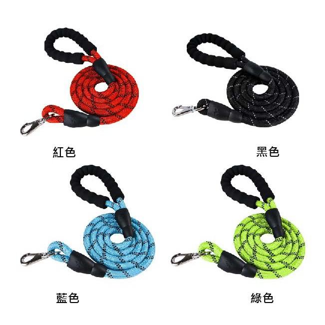 中大型狗狗還是要用粗的才行 細的已被衝斷三條~寵物尼龍反光牽繩 遛狗繩 寵物牽繩 牽引繩 狗牽繩 散步 大型犬 防爆沖-細節圖3