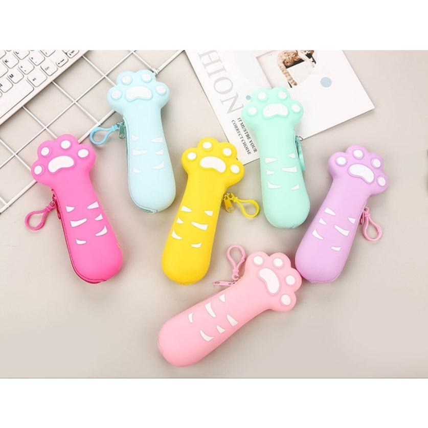 這個是給奴才用的~創意造型筆袋 貓爪 矽膠筆袋 卡通筆袋 日韓造型 文具袋 多功能 零錢袋 收納袋-細節圖2