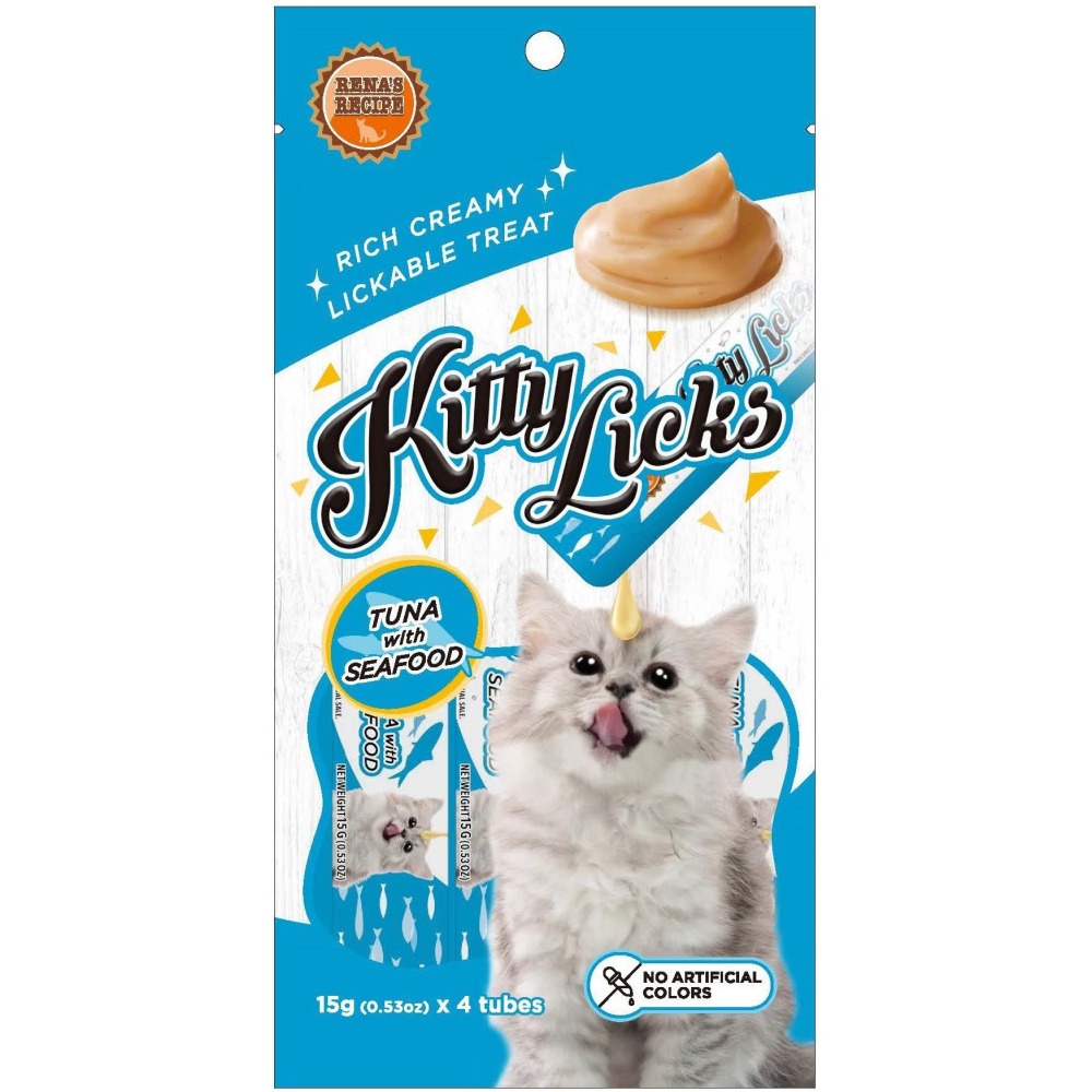 Kitty Licks甜甜貓肉泥 7種口味 肉泥條 零食 點心 整包 一包4條 肉泥 貓食-細節圖7