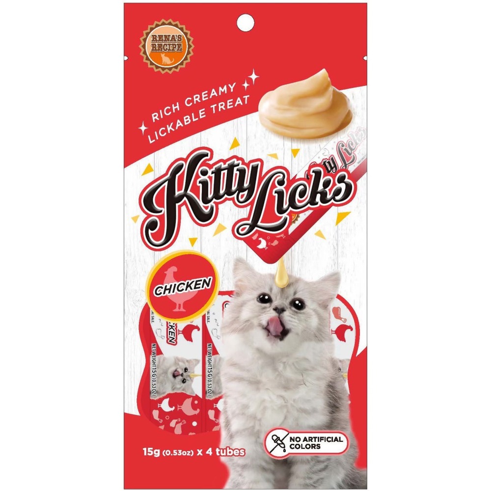 Kitty Licks甜甜貓肉泥 7種口味 肉泥條 零食 點心 整包 一包4條 肉泥 貓食-細節圖9