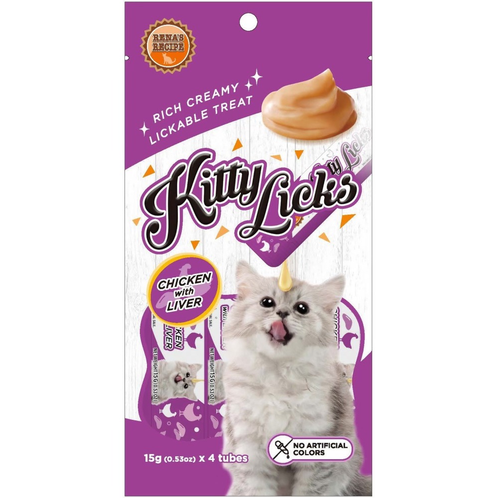 Kitty Licks甜甜貓肉泥 7種口味 肉泥條 零食 點心 整包 一包4條 肉泥 貓食-細節圖11