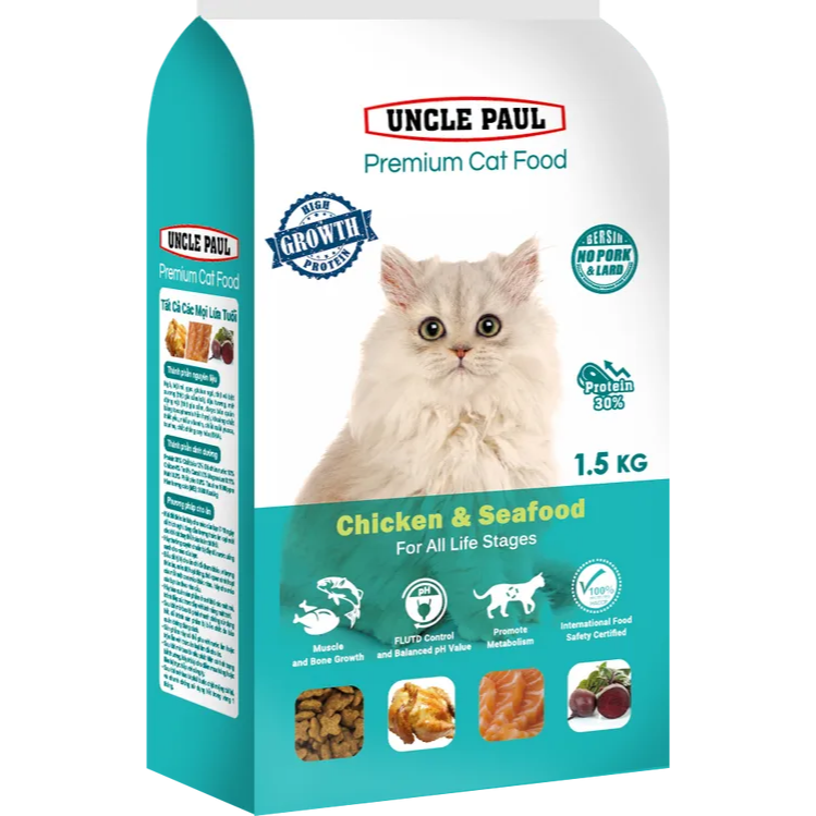 保羅叔叔 高級貓糧 UNCLE PAUL 全系列 貓糧 貓飼料 成貓 全齡貓 乾糧-細節圖3