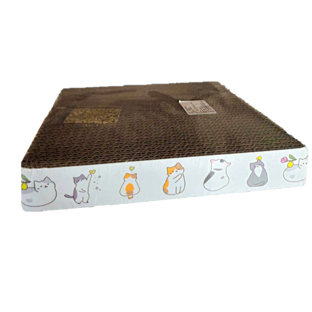 保證沒這麼快抓爆貓抓板 ~ 瓦愣紙貓抓板 直板形 雙面抓 方形貓抓 磨爪抓板 貓咪用 貓抓板 寵物用品-細節圖6