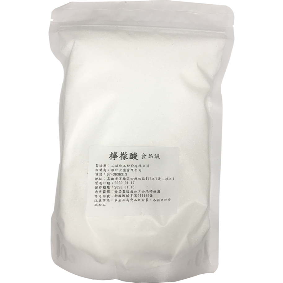 客人問我有沒有這個要來清尿垢我就找來了~ 食品級 檸檬酸 台灣三福 水垢 鹼性污垢 水漬 皂垢 尿垢-細節圖2