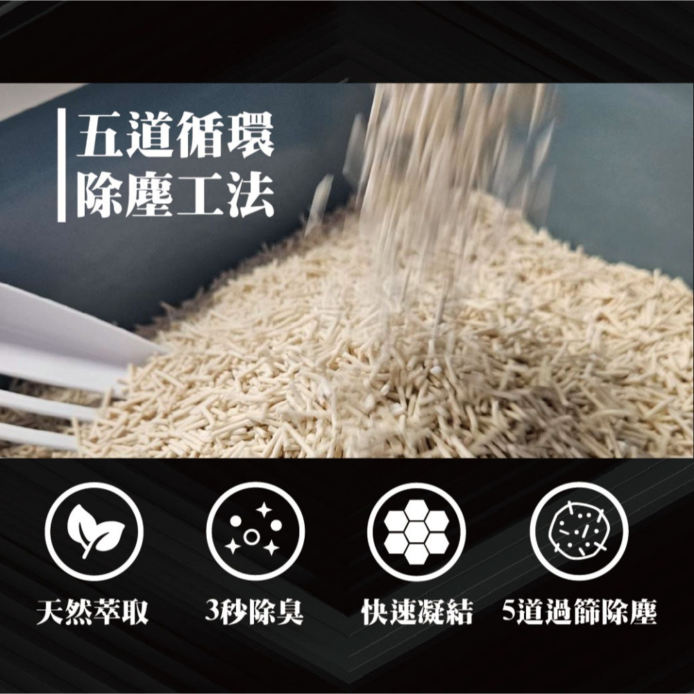 寵物部長 我推的豌豆砂 豆腐砂 小蘇打 纖維 全新上架 天然萃取 快速凝結 3秒除臭 豆腐砂 貓砂 貓用 豌豆-細節圖6