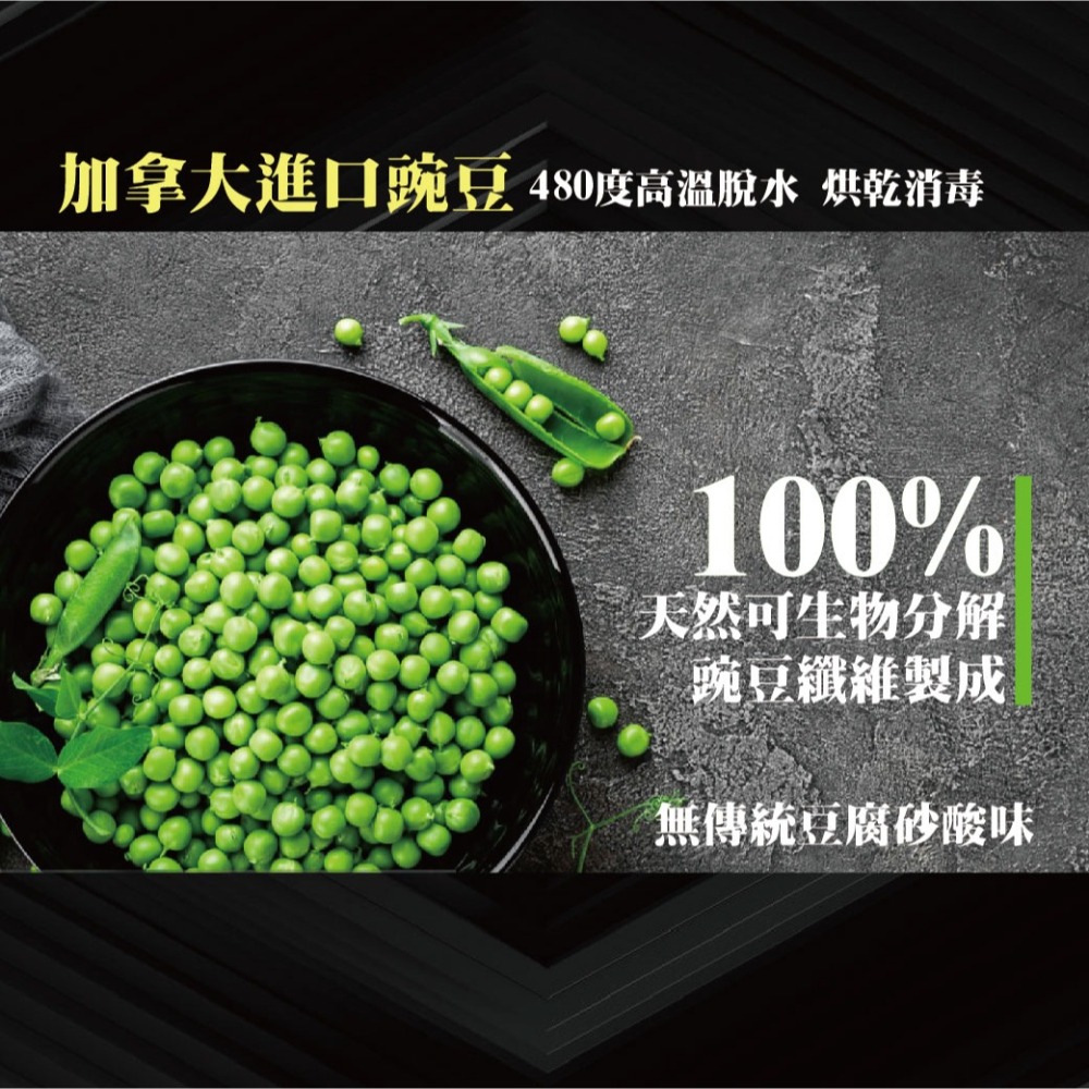 寵物部長 我推的豌豆砂 豆腐砂 小蘇打 纖維 全新上架 天然萃取 快速凝結 3秒除臭 豆腐砂 貓砂 貓用 豌豆-細節圖2