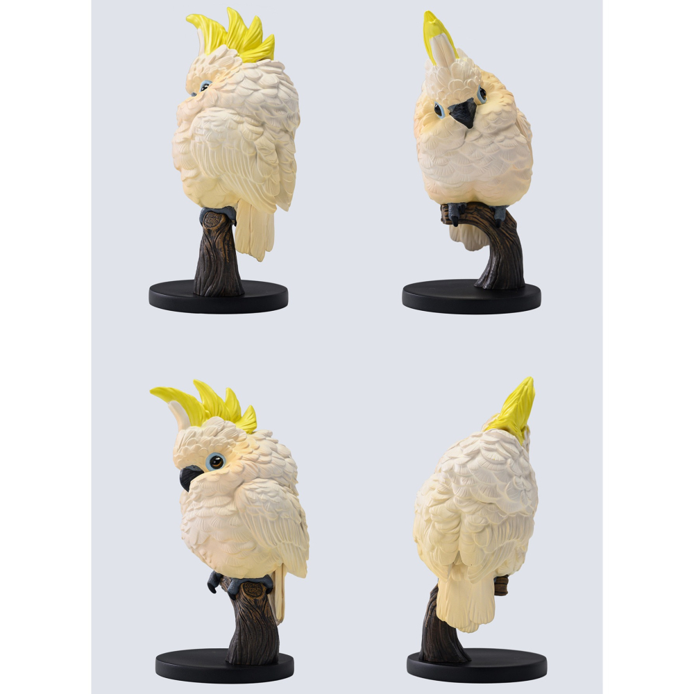 【Sammitoys】現貨 動物星球 心寬體胖 第十八彈 鸚鵡系列 葵花鸚鵡-細節圖2