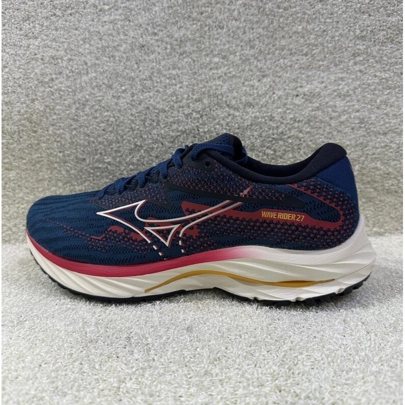 = 威勝 運動用品 = 23年下 Mizuno WAVE RIDER 27 男慢跑鞋 J1GC230308-細節圖2