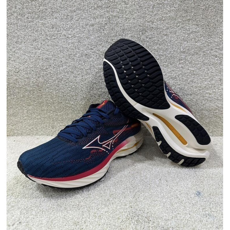 = 威勝 運動用品 = 23年下 Mizuno WAVE RIDER 27 男慢跑鞋 J1GC230308-細節圖4