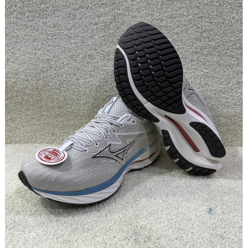 =  運動用品 = 23年下 Mizuno WAVE RIDER 27 (寬楦) 男慢跑鞋 J1GC230406-細節圖4