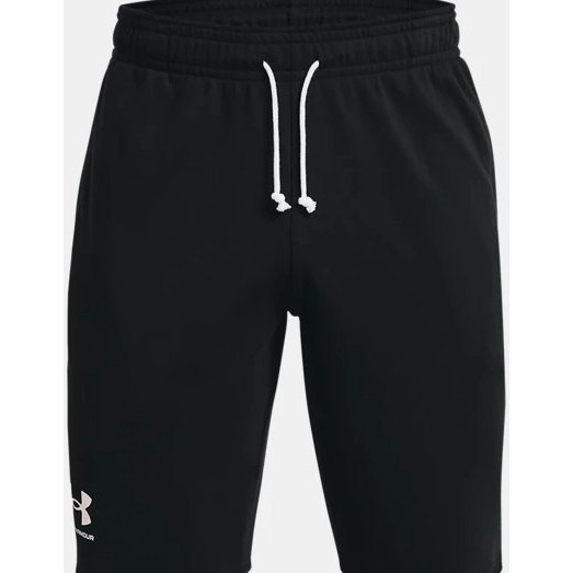 = 威勝 運動用品 = UNDER ARMOUR RIVAL TERRY 男運動短褲 1361631-001-細節圖2