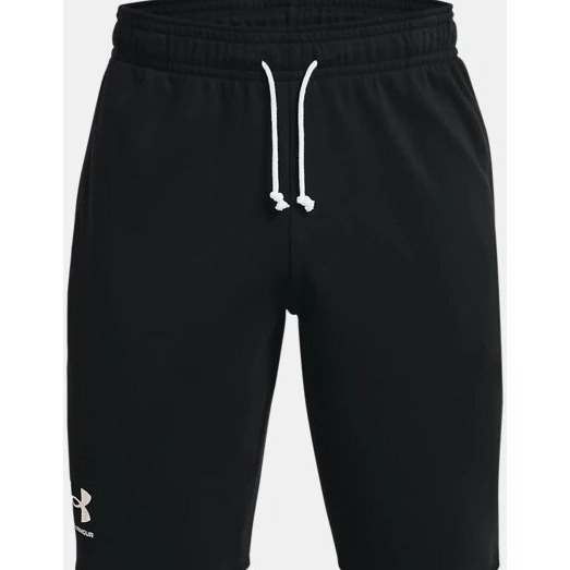 = 威勝 運動用品 = 23年 UNDER ARMOUR RIVAL TERRY 男運動短褲 1361631-001-細節圖2