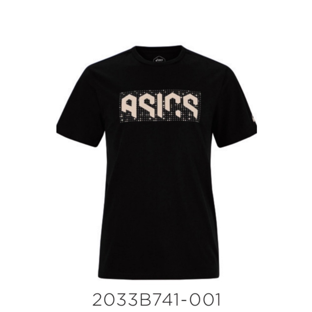 = 威勝 運動用品 = Asics 男 短袖上衣 2033B741-001 (黑)-細節圖2