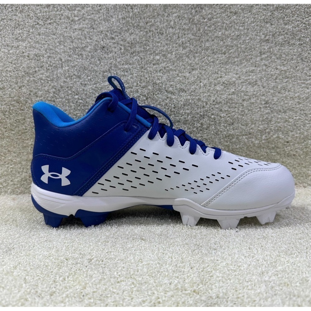 = 威勝 運動用品 = UA Leadoff Mid RM 中筒棒、壘球膠釘鞋 3025590-400-細節圖3