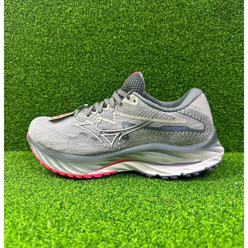= 威勝 運動用品 = Mizuno WAVE RIDER 27 (寬楦) 女慢跑鞋 J1GD230621-細節圖2
