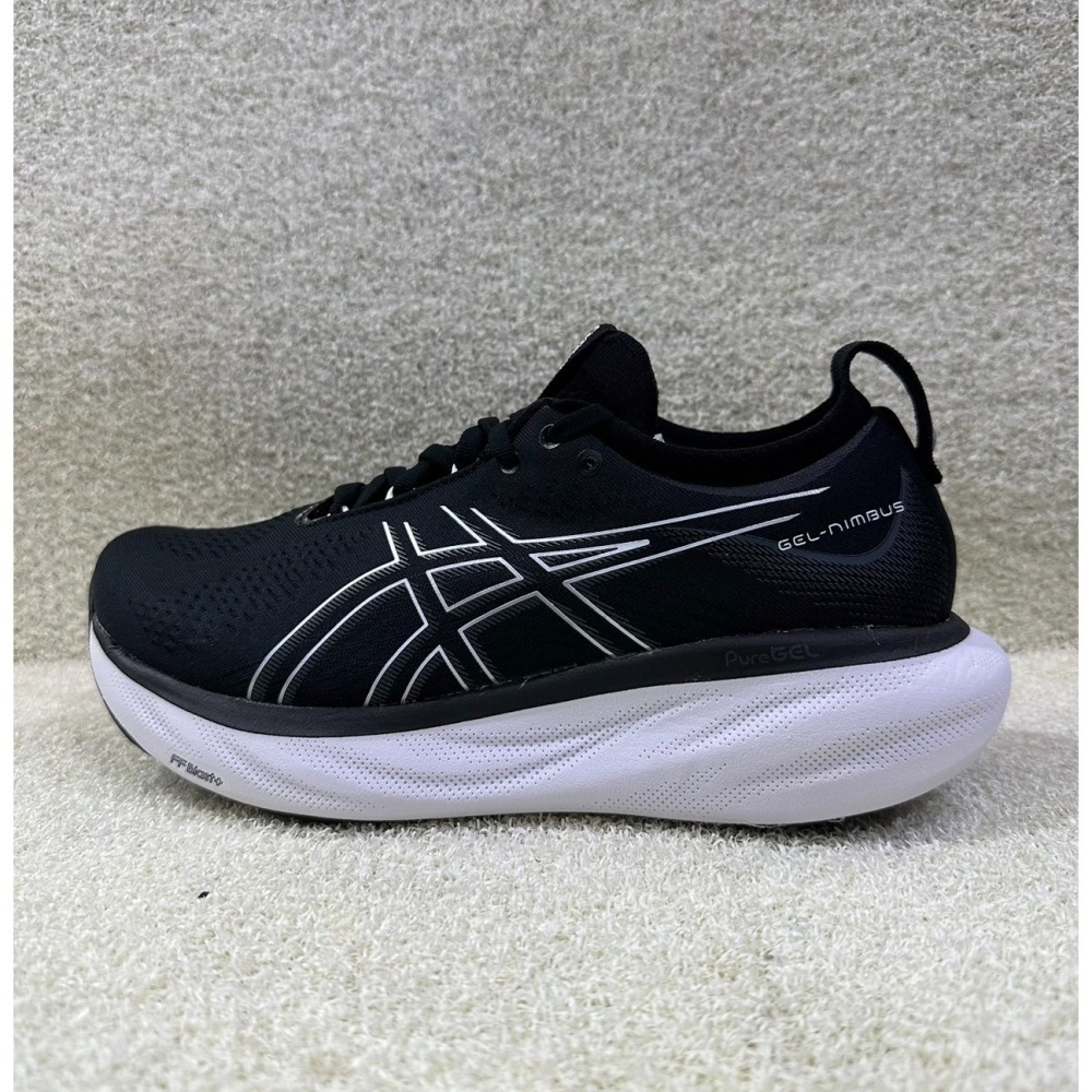 = 威勝 運動用品 = 23年下Asics GEL-NIMBUS 25 (2E寬楦) 男慢跑鞋 1011B625-001-細節圖2